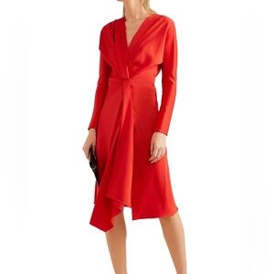Victoria Beckham red dress 6